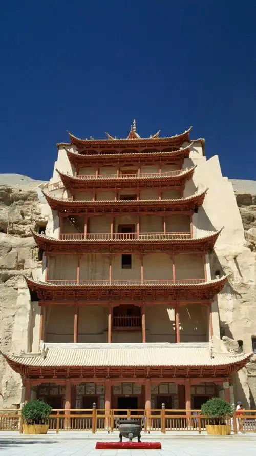 甘肃——敦煌莫高窟,锁屏图片,高清手机壁纸,风景-回车桌面