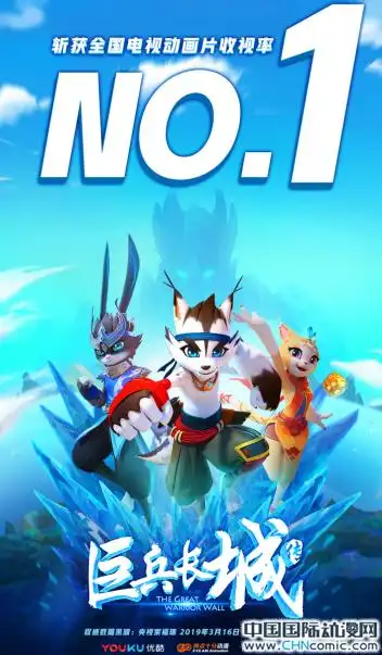 中国动画《巨兵长城传》:全网播放量破4亿 收视率no.1!
