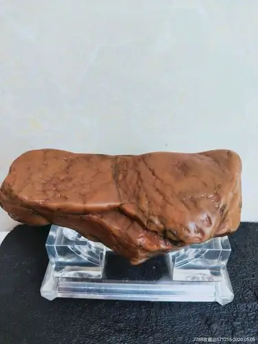 赣江水冲黄蜡原石奇石观赏石手玩石《碧玉小籽》可雕可玩可赏