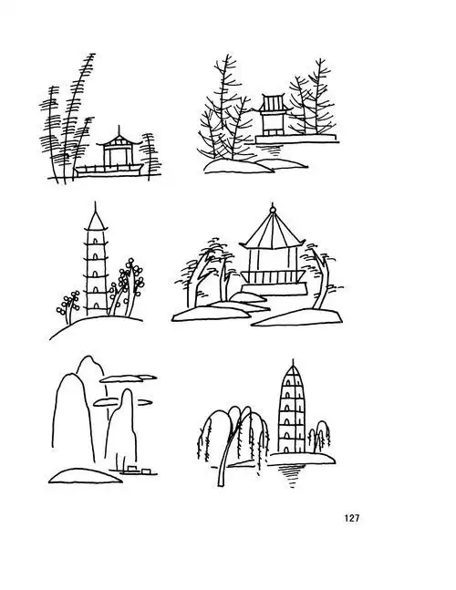 简笔画风景静物画法