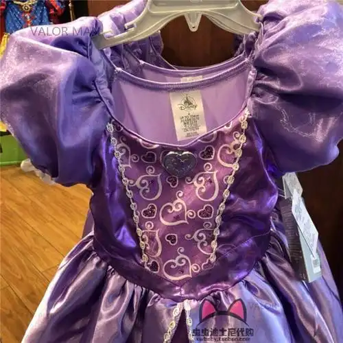 苏菲亚小公主裙儿童女童演出表演礼服装如图