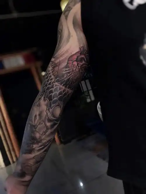 店内作品花臂判官完成