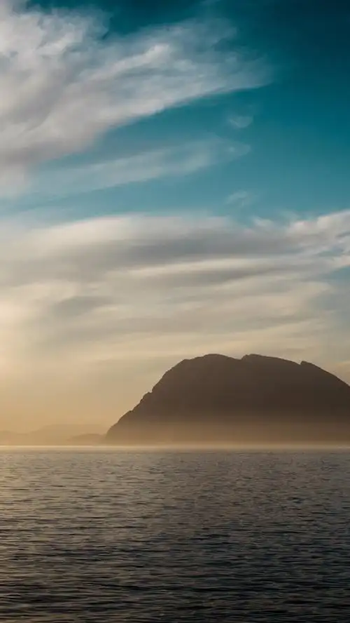 海,山,云,日落 1080x1920 iphone 8/7/6/6s plus 壁纸,图片,背景,照片