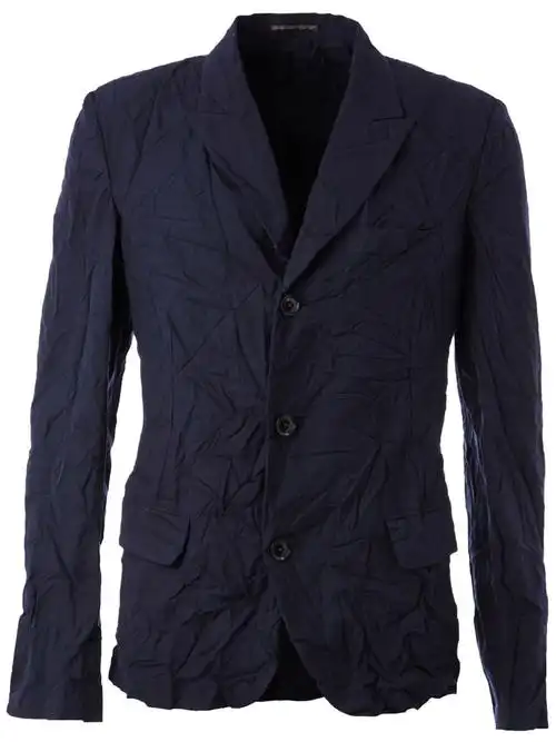 皱褶感西装夹克