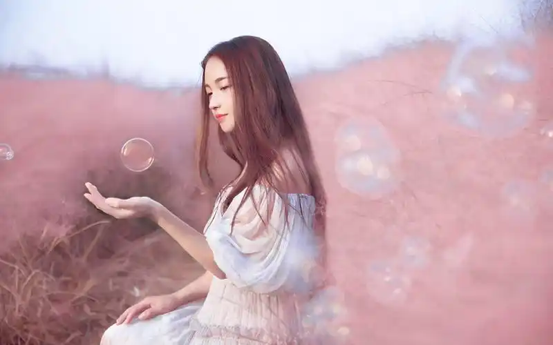 仙气十足美女唯美梦幻写真桌面壁纸