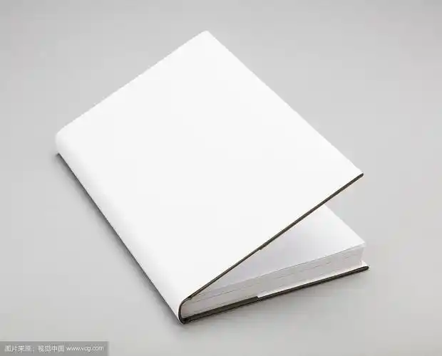 空白书白色封面5,5 x 8,8英寸