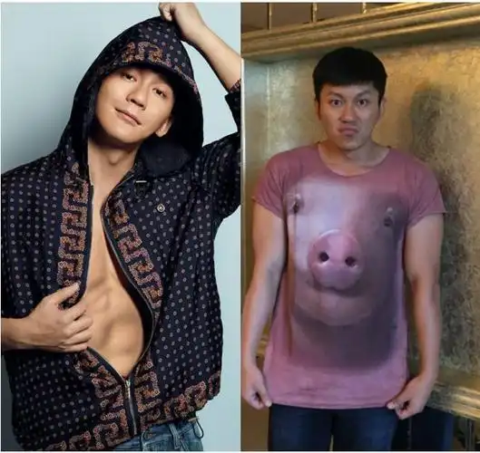 陈赫在变胖的路上带坏了李晨,再看看沙溢和黄磊,油腻男星体重又成迷