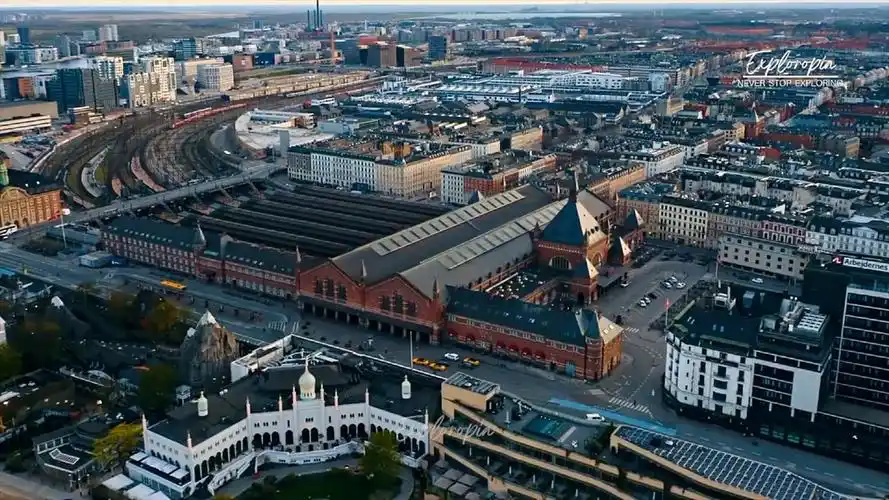 航拍丹麦首都:哥本哈根