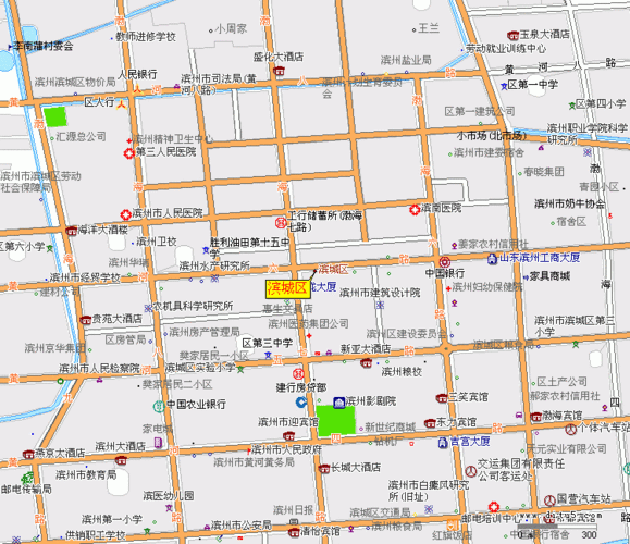 滨城区地图全图,滨城区地图高清版下载 - 8264户外8264.com