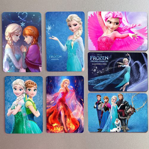 冰雪奇缘磁性冰箱贴卡通动漫艾莎磁力贴可爱公主吸力贴纸生日礼物