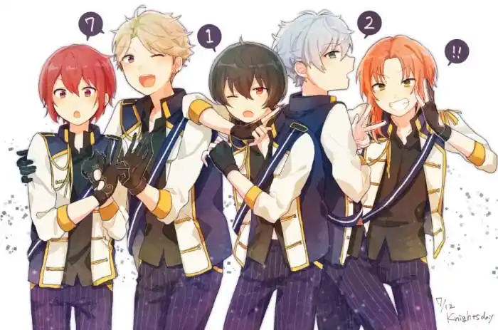 绘画,插画,动漫沐98嘲嵩二次元 偶像梦幻祭 knights 男