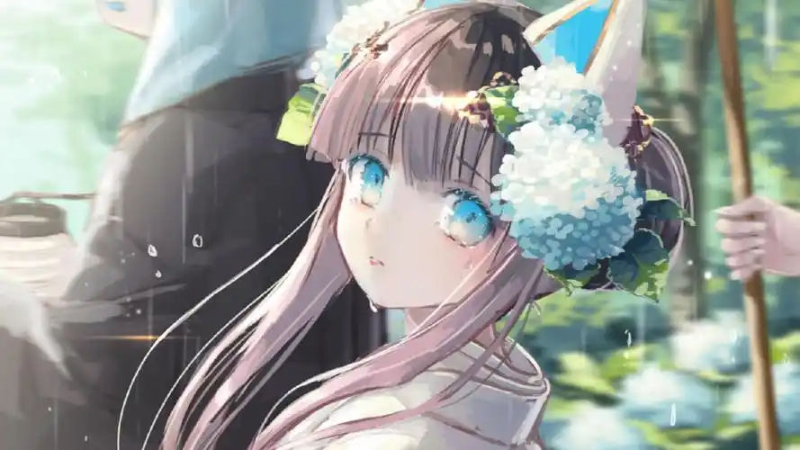 婚纱也能如此可爱唯美二次元精美桌面壁纸二次元婚纱动漫婚纱唯美二