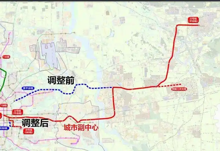 北京地铁二期规划调整获批:13号线拆分,22号线南移,新增冬奥支线