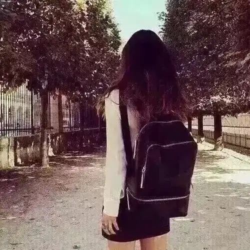 文艺小清新女生女头欧美全身伤感背影唯美