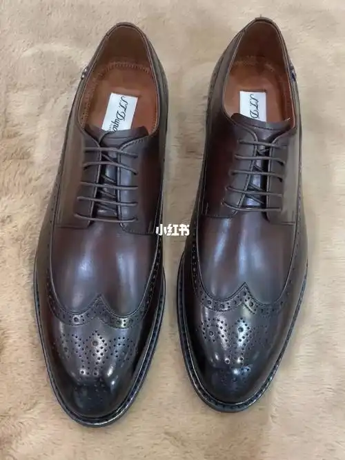 法国都彭进口小牛皮高端商务休闲男鞋4041