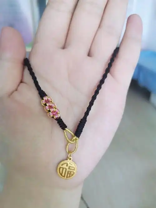 手工编织项链绳