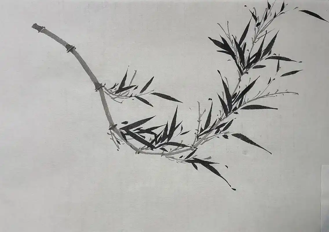 国画#竹子#竹法  - 抖音