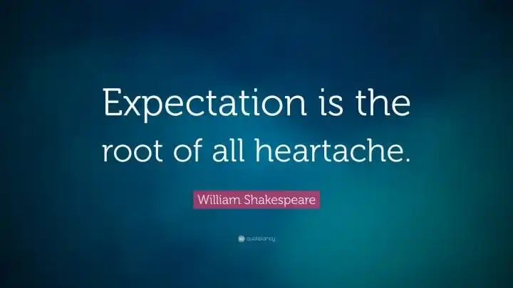 unrealistic expectations