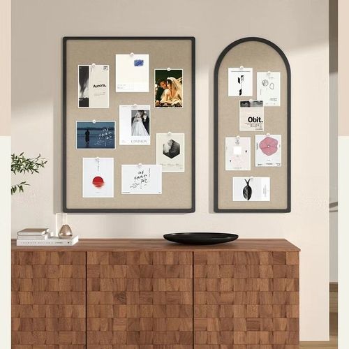 ins风软木板照片墙毛毡板墙贴背景墙板留言板挂墙相片展示板墙面