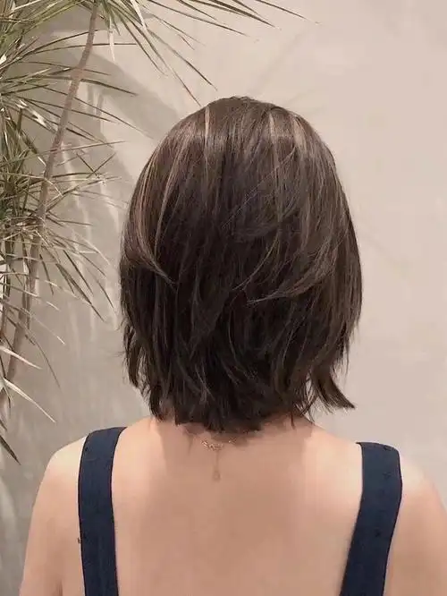 高层次齐肩短发99|||高层次减龄齐肩短发,搭