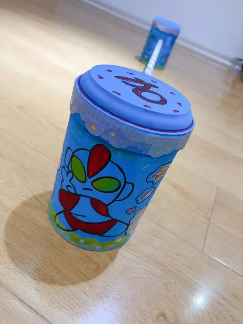 幼儿园跨栏手工 奶粉罐改造的幼儿园跨栏