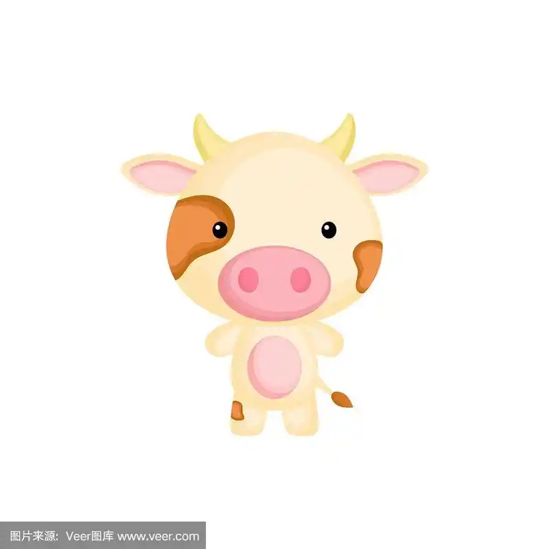 农场可爱的动物角色为设计的相册,剪贴簿,卡片和邀请.