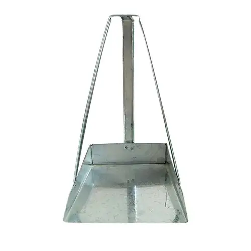 垃圾斗簸箕单个家用铁皮不锈钢手持铁撮子老式畚斗铁环卫垃圾铲  价格