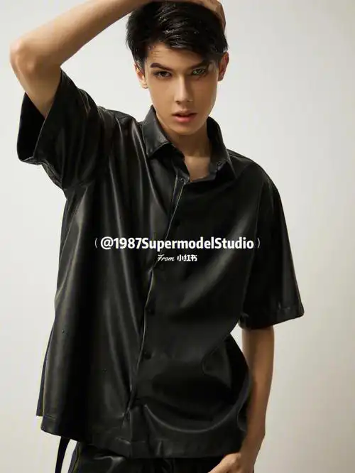 硬照分享16岁中美混血男模颜值天花板72