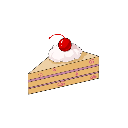 卡通蛋糕手绘图片大全