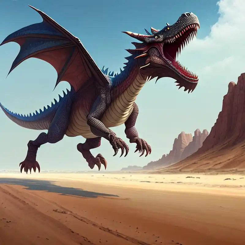 百度ai绘图黑科技# #ai绘画# #恐龙# 一只叫不出名字的拼凑版恐龙在