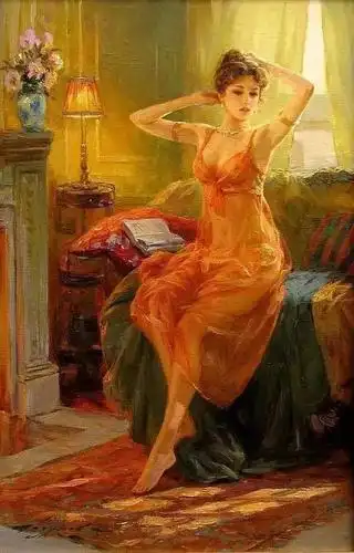 我喜欢他画的女人白皙柔软而健康