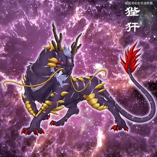 原创上古神话中的九大神虎长着大翅膀的穷奇上榜你知道几个