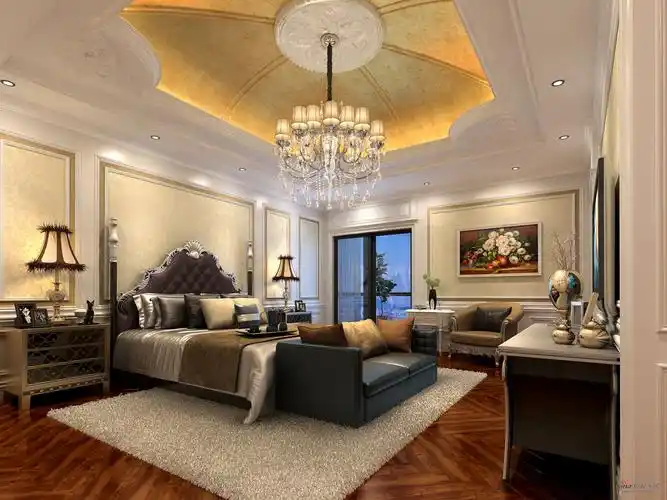新古典 别墅 卧室 公主房图片来自用户1907701233在提香.