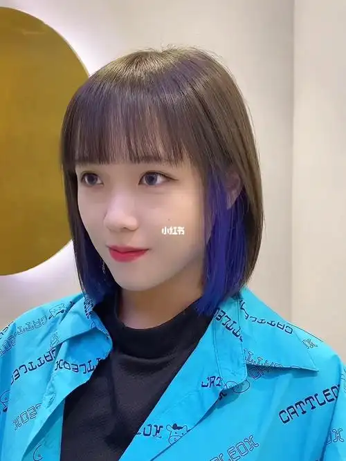 挂耳短发,挂耳染搭配底色低调高级9999