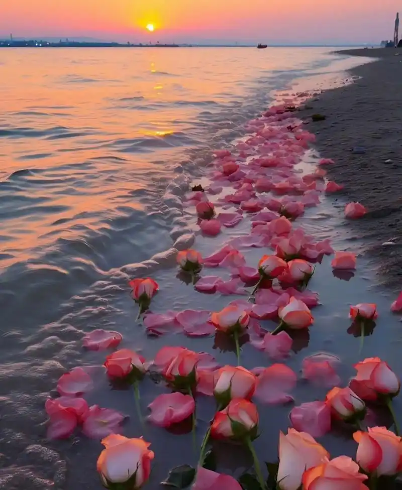 别人家的七夕礼物,玫瑰花送谁都浪漫,大海和谁看都好看,但和你就是