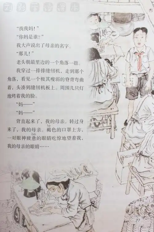 五年级上册18慈母情深