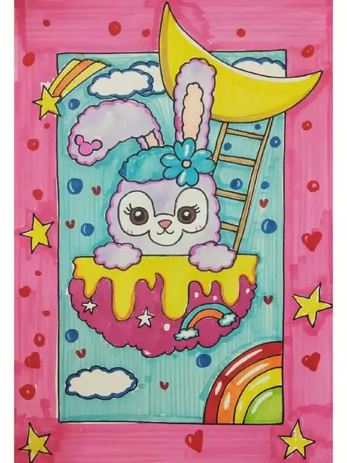 创意美术#星黛露  #儿童创意美术  #创意美术  #美术  #少儿创意美术