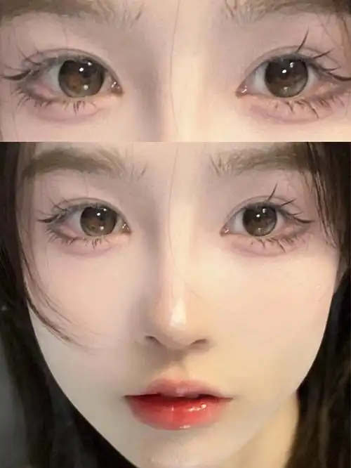 眼睛里泪光盈盈60水灵灵的谁不爱呀