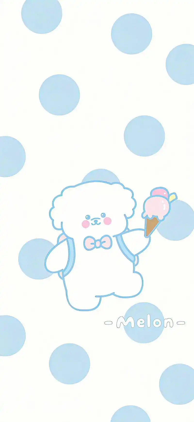 奶蓝色可爱壁纸套图来喽#屏保该换了系列 #我又来送图啦 #拿 - 抖音