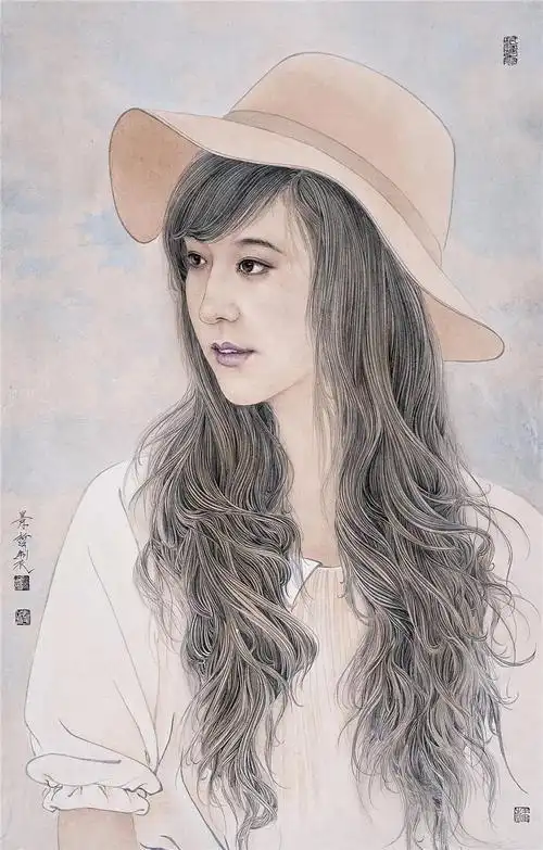 现代工笔人物画 现代工笔人物画家