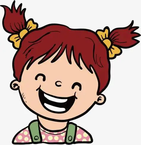 小辫子的小女孩画法小女孩发型简笔画羊角辫梳着一个大辫子的手绘卡通