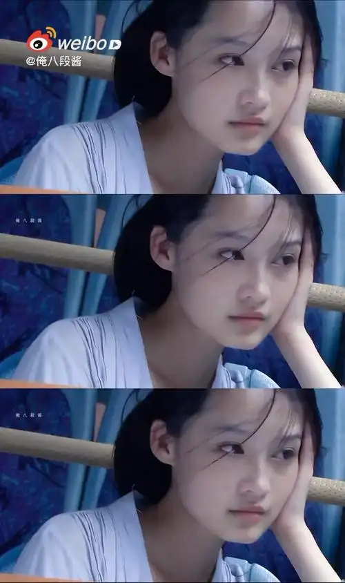 李沁出道时的青涩,守望的天空