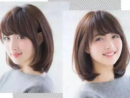 大圆脸女生短发发型效果(什么短发减龄又洋气适合圆脸)