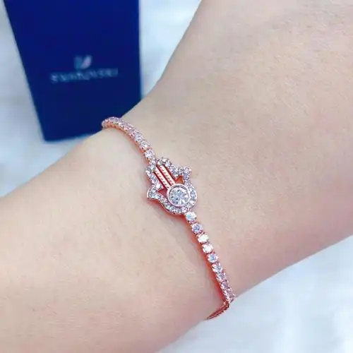 【施华洛世奇手链】最新款swarovski 施华洛世奇哈萨姆只手女士玫瑰
