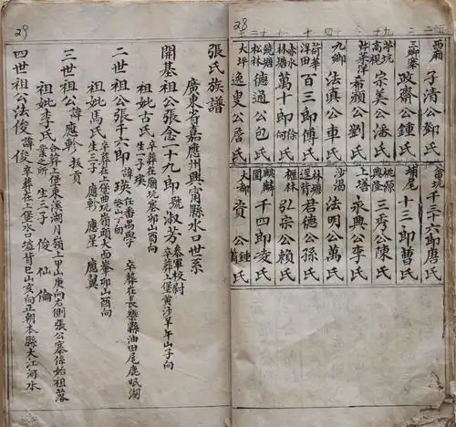 张氏族谱