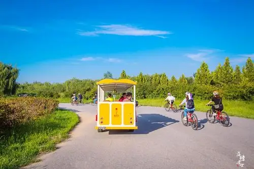 京南固安有一座自行车主题公园因永定河得名深受北京人喜爱