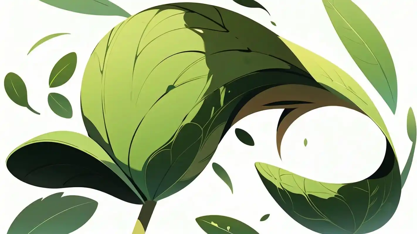 淡绿ins风绿叶壁纸9591 来看看这组淡绿色系的ins风格绿叶壁纸吧!