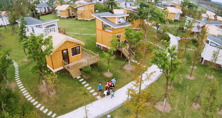 【足不出沪】国庆假期899抢上海君澜雅院度假酒店(木屋标准间/木屋