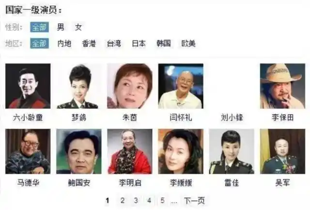国家一级演员名单公布,没有一个流量明星,都是实力派
