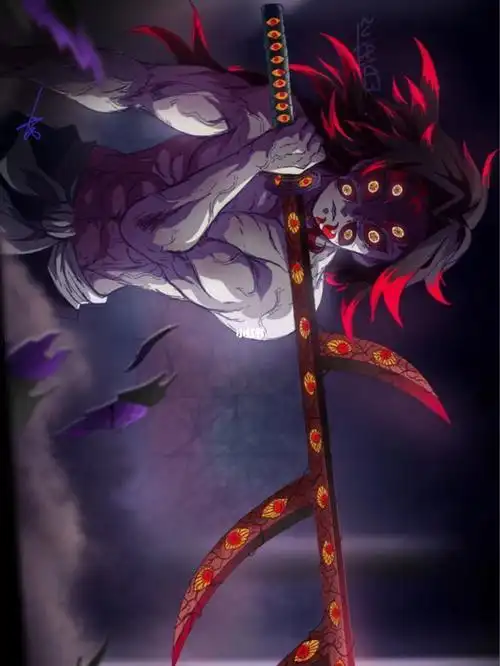 鬼灭之刃十二鬼月上弦黑死牟壁纸